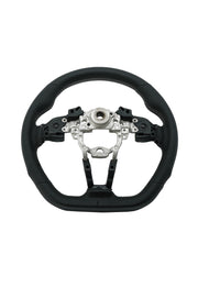Enhanced Steering Wheel for Mazda Miata 2016-2024 ND Leather with Grey Stitching