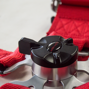 CPA4005 Cipher Racing Red 5 Point 3 Inches Camlock Quick Release Racing Harness w/ Snap Hook & Eye Bolts - SFI 16.1