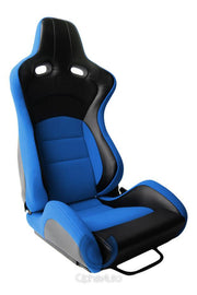 CPA2003 Cipher VP-8 Racing Seats Blue w/ Black Carbon PU - Pair