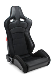 CPA2003CFBK CIPHER VP-8 RACING SEATS ALL BLACK W/ BLACK CARBON PU - PAIR