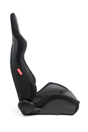 CPA2003CFBK CIPHER VP-8 RACING SEATS ALL BLACK W/ BLACK CARBON PU - PAIR
