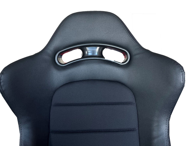 CPA2006 Cipher CR23 Mid Height Black Leatherette with Black Fabric Racing Seats