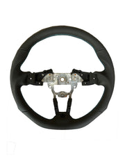 Enhanced Steering Wheel for Mazda Miata 2016-2024 ND Leather with Blue Stitching