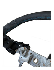 Enhanced Steering Wheel for Mazda Miata 2016-2024 ND Leather with Blue Stitching