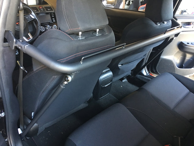 2015+ SUBARU IMPREZA WRX STi CIPHER RACING BLACK COATING CUSTOM HARNESS BAR