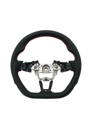 Enhanced Steering Wheel for Mazda Miata 2016-2024 ND Leather with Red Stitching