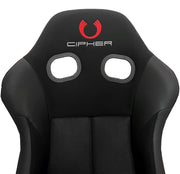 CPA2010 All Black Fabric With Polo Mesh Inserts FRP fixed Back Bucket Seat - Single (NEW!)