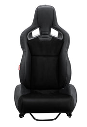 CPA2039 Dual Turn Recliner Cipher Racing Seats Black Leatherette & Suede w/ Fiberglass Backing - EACH