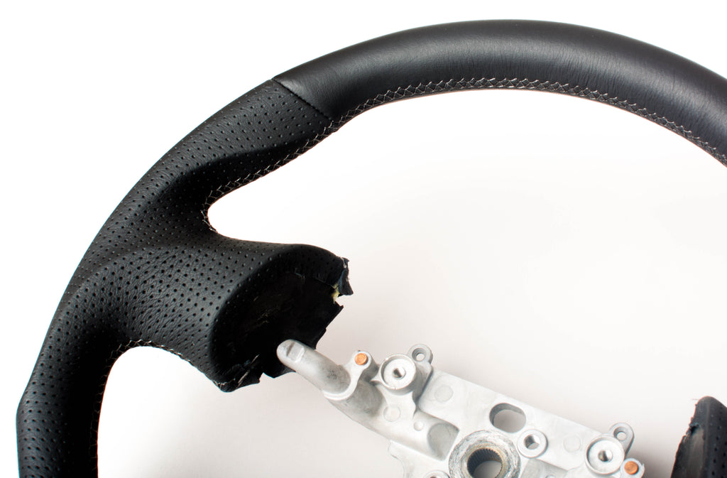 Enhanced Steering Wheel for Mazda Miata NB Leatherette with Grey