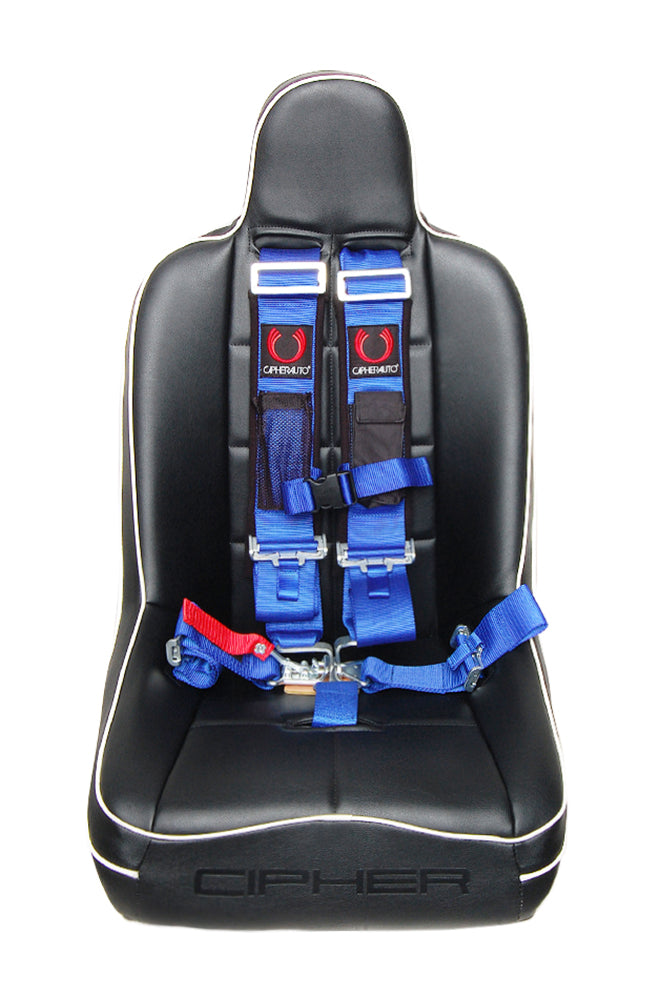 CPA4003BU CIPHER RACING BLUE 5 POINT 3 INCHES RELEASE RACING HARNESS W SNAP HOOK EYE BOLTS Cipher Auto