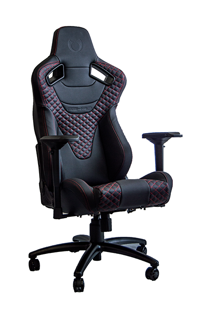 RS Style Seat Black Carbon Fiber with Red Diamond S Cipher Auto