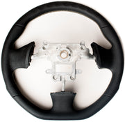 Enhanced Steering Wheel for Mazda Miata NB Leather with Silver Stitching 