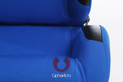 CPA1007 Blue Cloth Cipher Auto Racing Seats - Pair