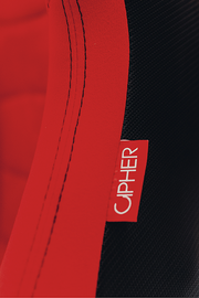 CPA2009 Cipher AR-9 Revo Racing Seats  All Red Suede and Fabric w/ Carbon Fiber Polyurethane Backing - Pair — OUT OF STOCK