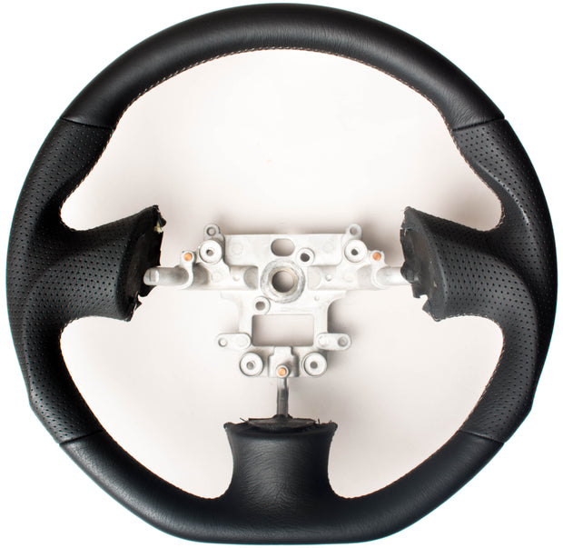 Enhanced Steering Wheel for Mazda Miata NB Leather with Grey Stitching 