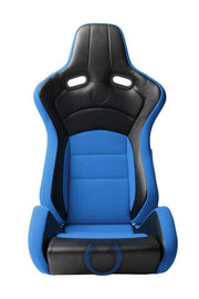 CPA2003 Cipher VP-8 Racing Seats Blue w/ Black Carbon PU - Pair