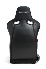 CPA2003CFBK CIPHER VP-8 RACING SEATS ALL BLACK W/ BLACK CARBON PU - PAIR