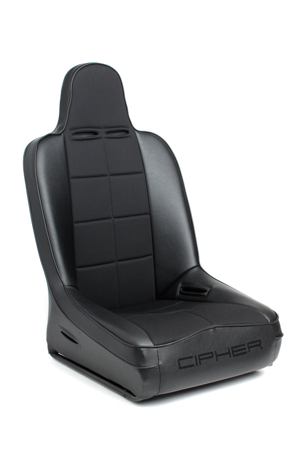 thumbnail image 2 of Cipher Auto Black Leatherette Reclinable Suspension Seats – Jeep/4x4 Off-Road/4WD, Pair 2 of 4