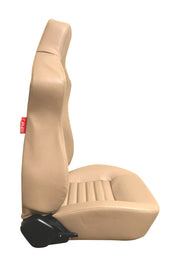 CPA3001 All Beige Leatherette Cipher Auto Universal Jeep Seats -  Pair