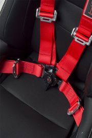 CPA4001RDV2 Red 4 Point 2 Inches Camlock Quick Release Racing Harness - CIPHER Logo Version 2 - Pair