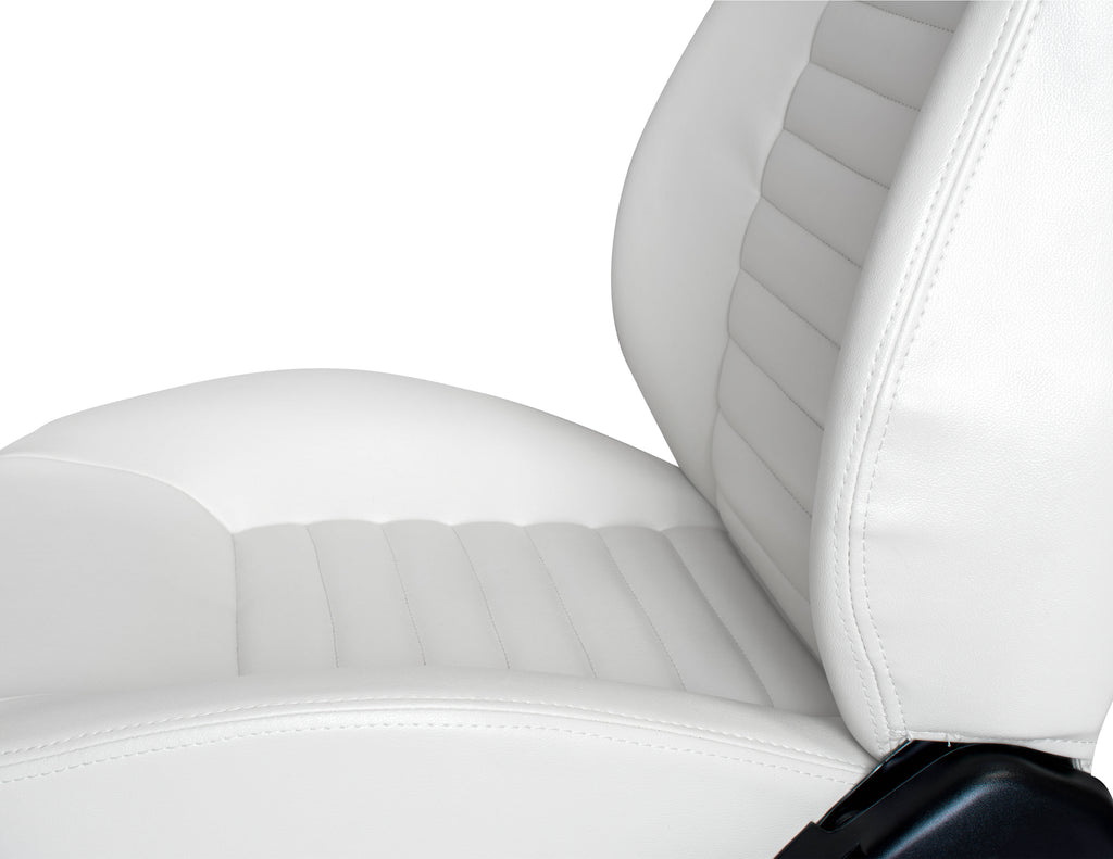 CPA3001 All White Leatherette Cipher Auto Universal Jeep Seats - Pair