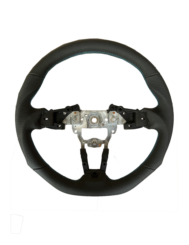 Enhanced Steering Wheel for Mazda Miata 20162024 ND Leather with Blue Cipher Auto