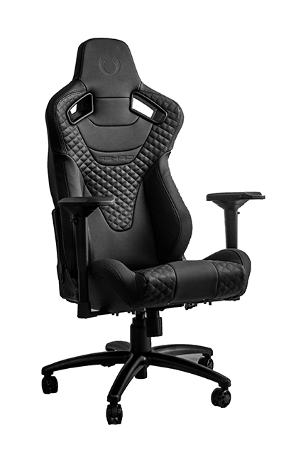 RS Racing Style Seat Black Leatherette Carbon Fiber with Black